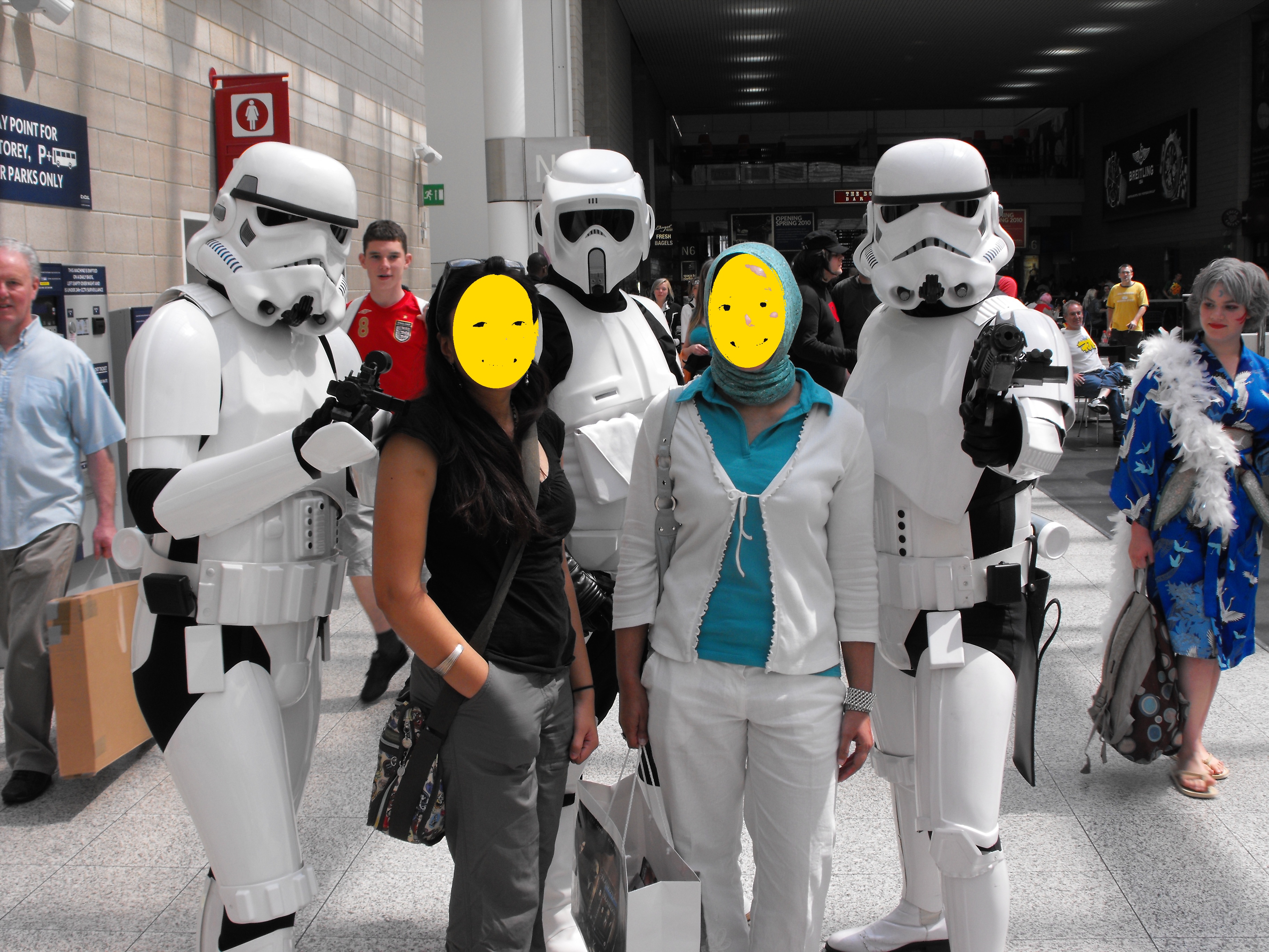 1 With friends at London Expo May 2009