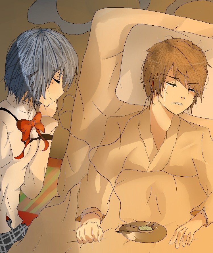Kyosuke Kajimo anime hospital bed