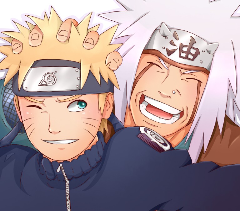 Naruto and Jiraiya