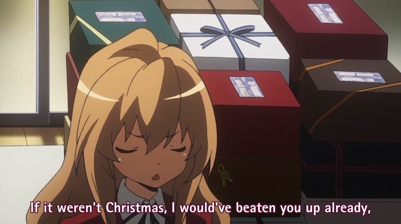 The 7th Day of Christmas Anime: Toradora! – Beneath the Tangles