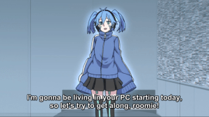 Ene, or Takane Enomoto, when she was a human.