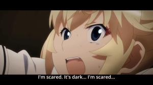 Coffins are scary and dark, yes. 