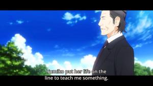 You mean gave up her life?