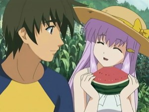 Also a watermelon: childhood friend of fruit lovers everywhere.