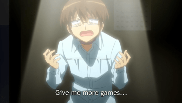 Uh... "Kami onii-sama"? You're looking more like an addict than a kami right now. 