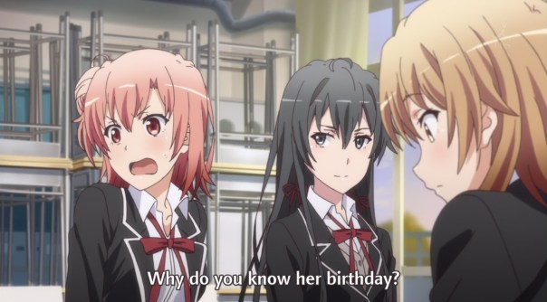 All of their expressions...