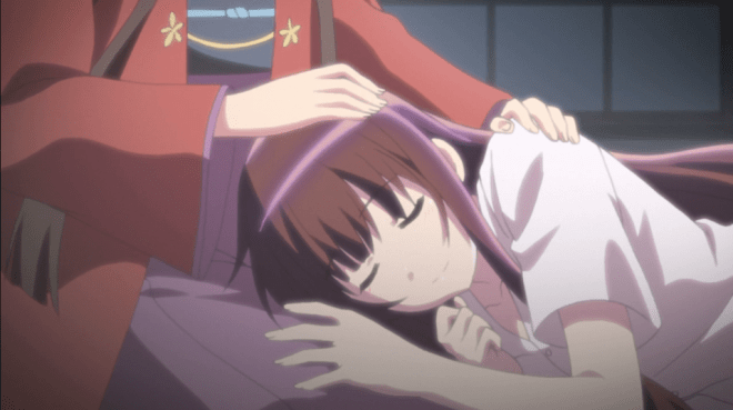 Whose lap is she in? You'll have to watch the show to find out, of course.