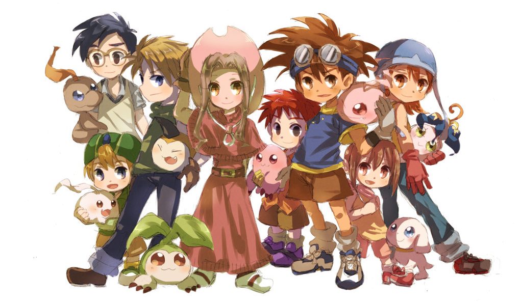 Digimon Adventure gang