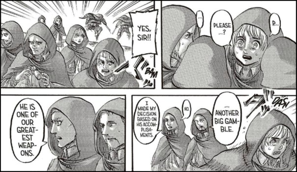 armin is the greatest weapon attack on titan chapter 74 spoiler