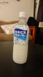 Calpis Water, my new favourite drink.