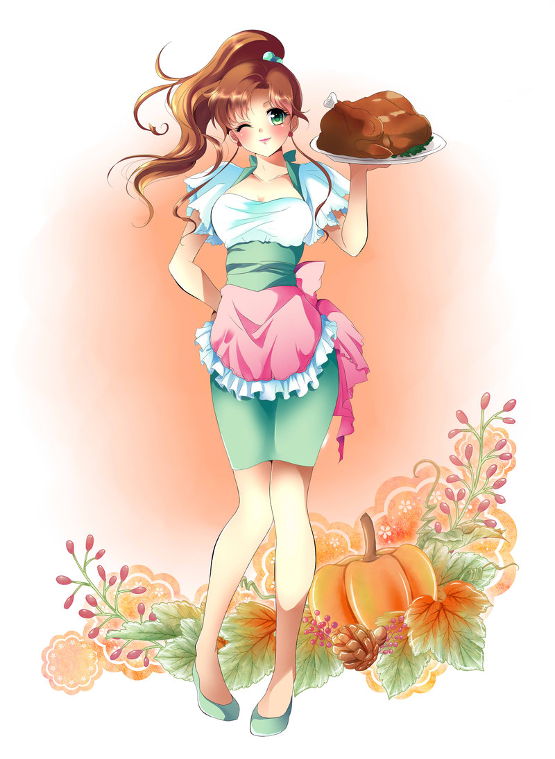 anime thanksgiving turkey