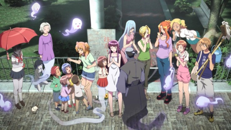 Six of the characters in this picture are human. Can you guess which ones?