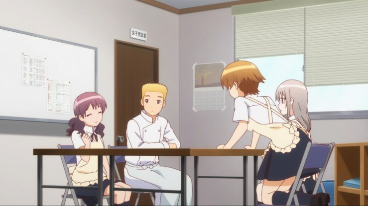 From left to right: Shiho, Kouno, Miyakoshi, and Fumie.