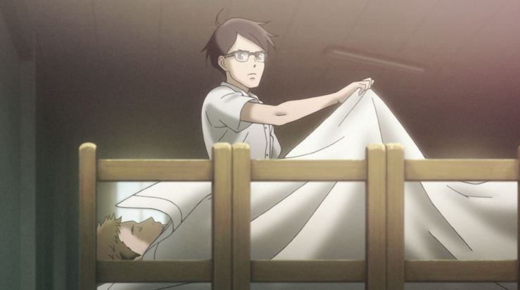 Kaoru first meets Sentaro