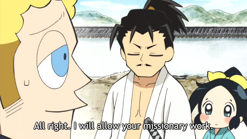 Nobunaga No Shinobi Episode 32 Luis Frois and Oda Nobunaga