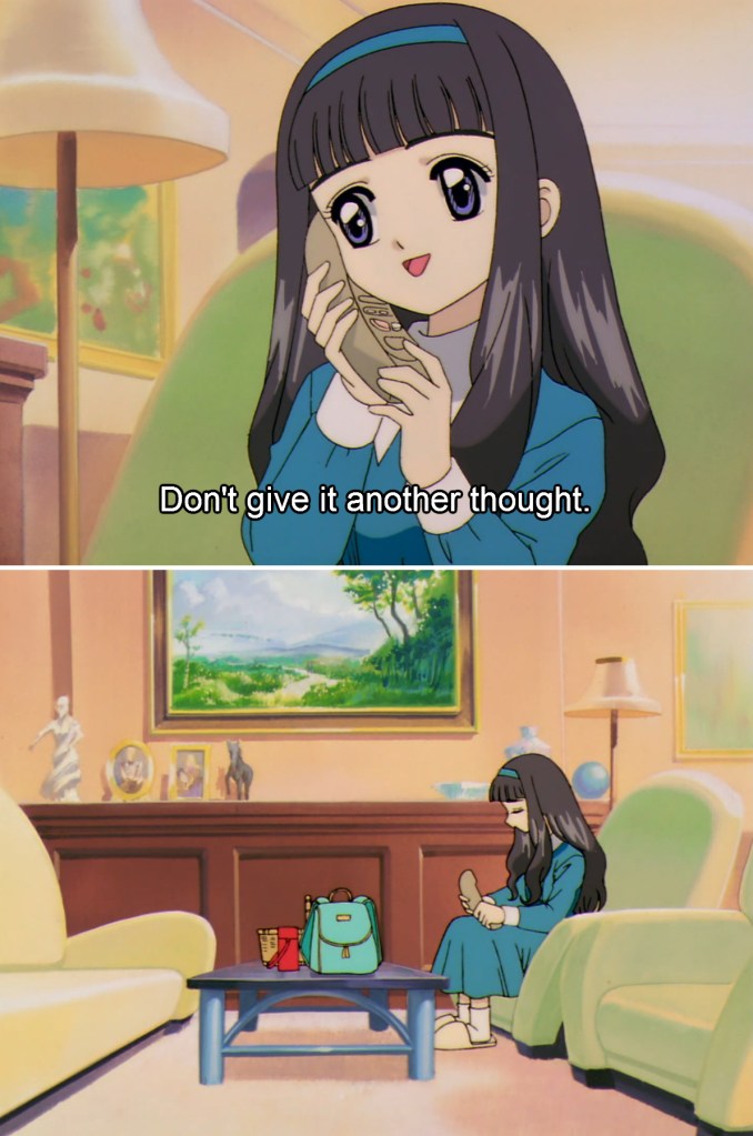 Tomoyo talks to Sakura