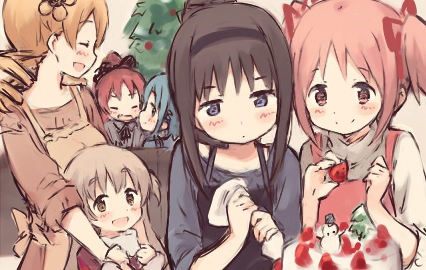 christmas madoka homura