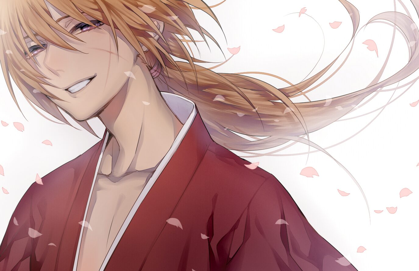 kenshin smiling