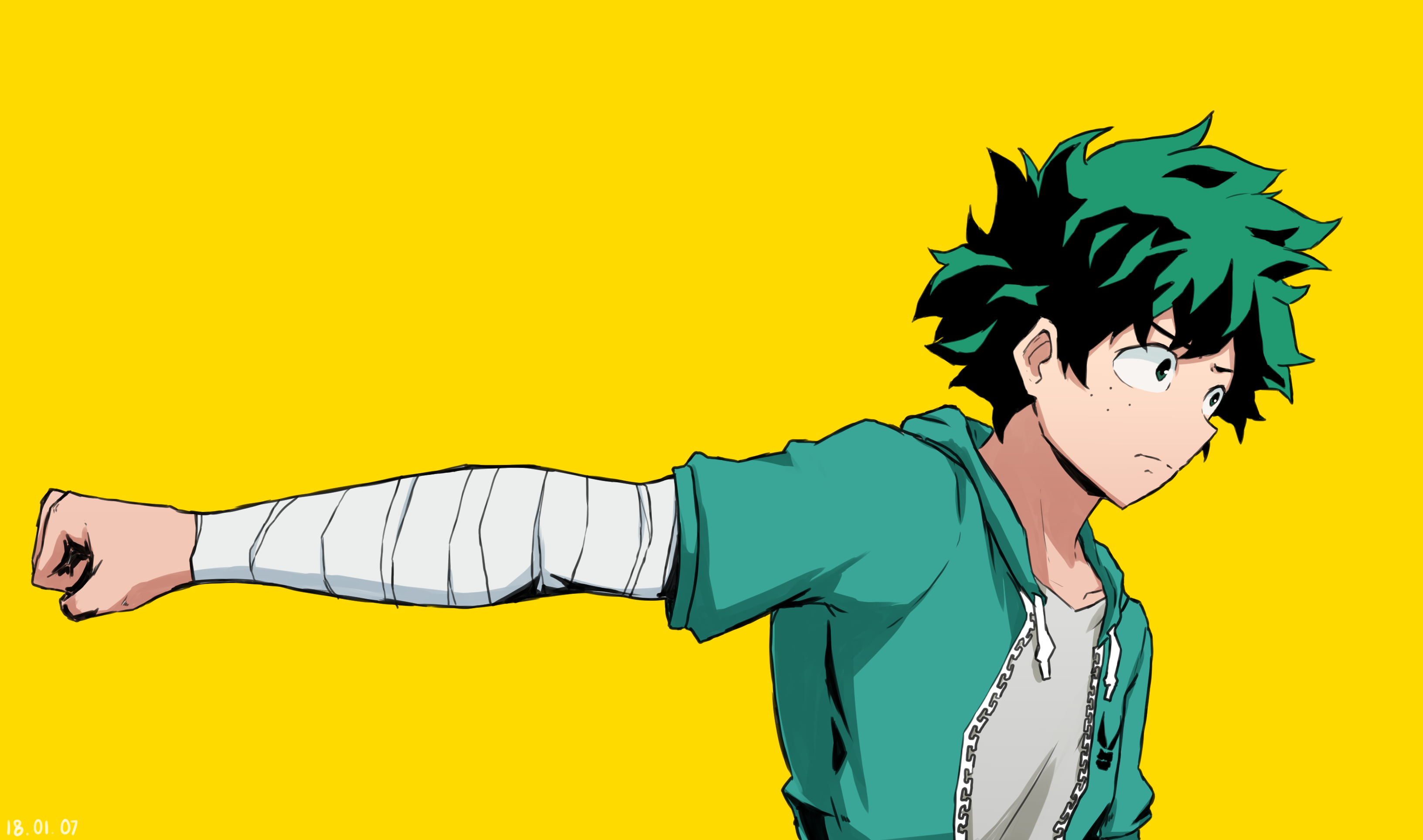 deku punching