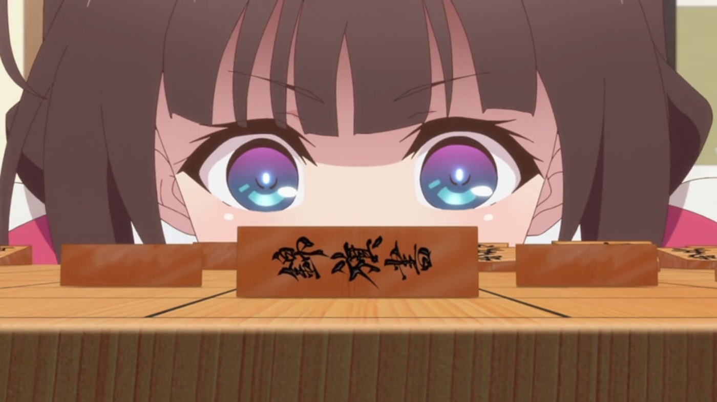 Hinatsuru Ai predicts shogi moves in Ryuuou no Oshigoto!