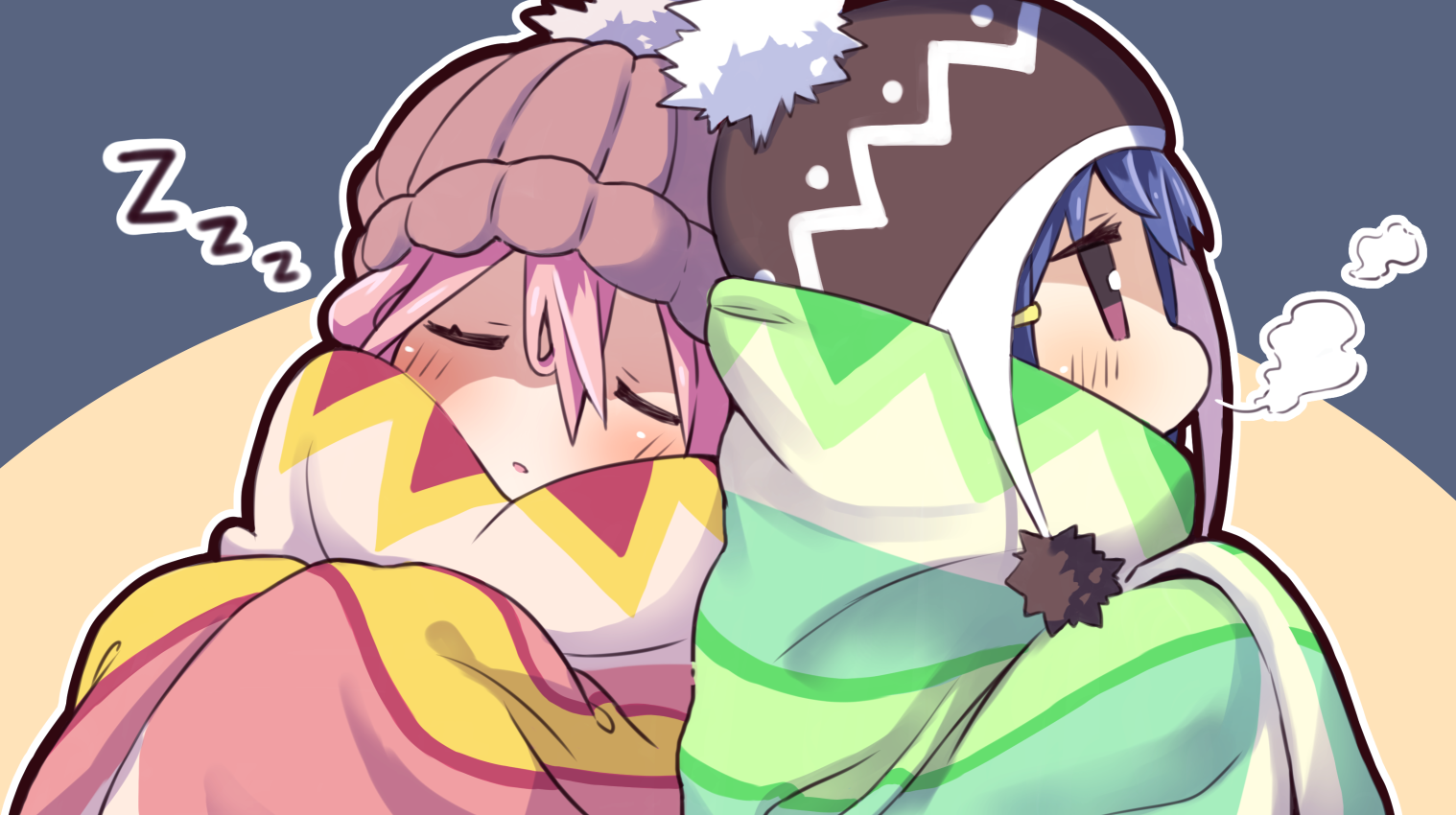 laid-back camp nadeshiko and rin