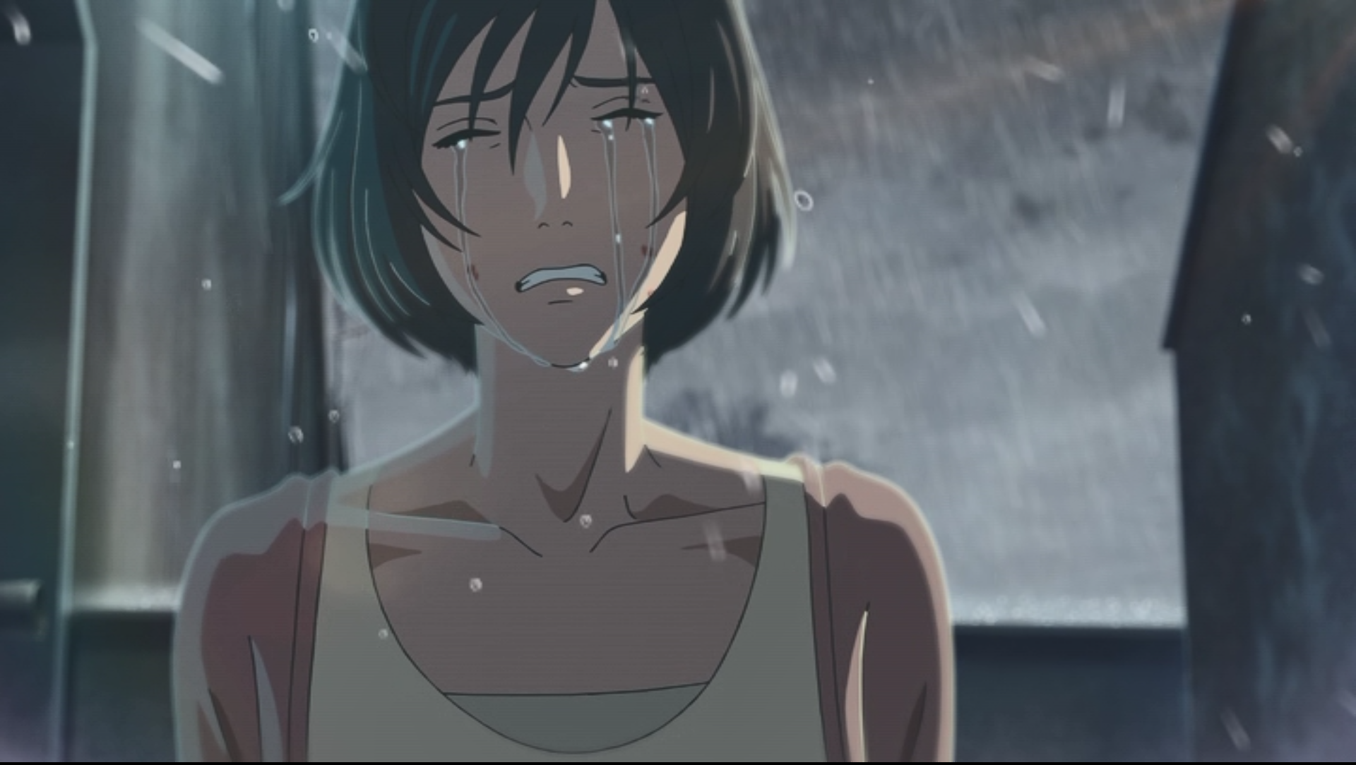 garden of words yukari crying