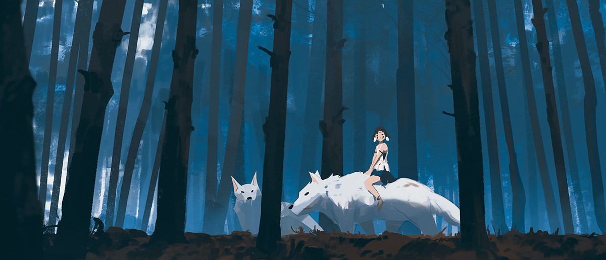 san and wolves