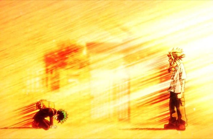 Allmight and Midoriya