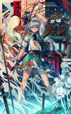 youmu konpaku illustration touhou