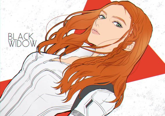 mcu anime natasha romanoff