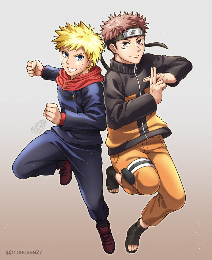 naruto and yuji itadori