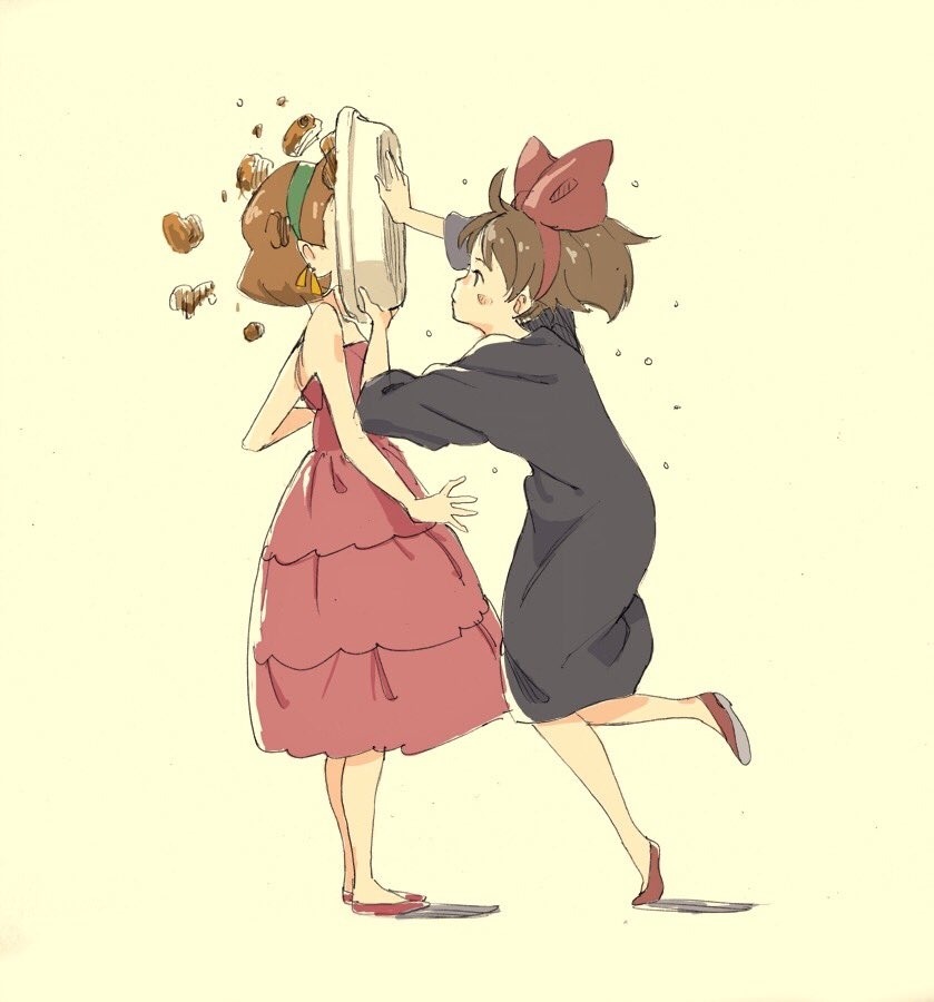 kawaii kiki's delivery service ghibli mary witch's flower