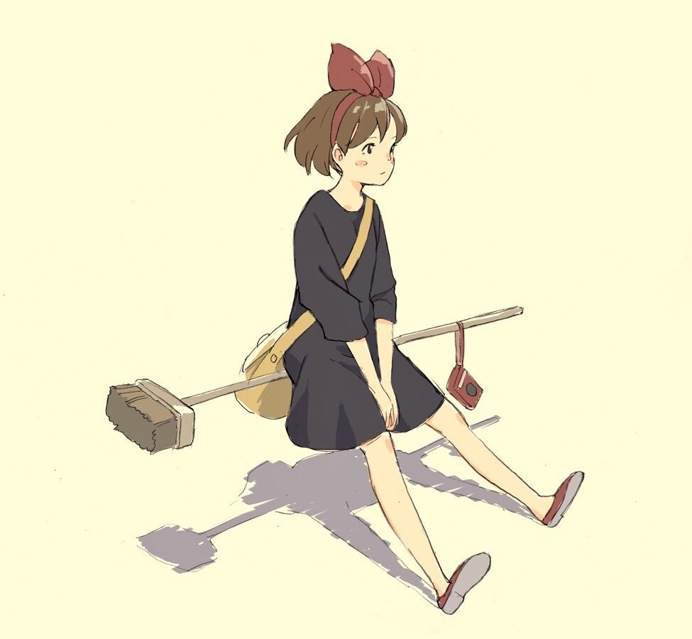 kawaii kiki's delivery service ghibli mary witch's flower