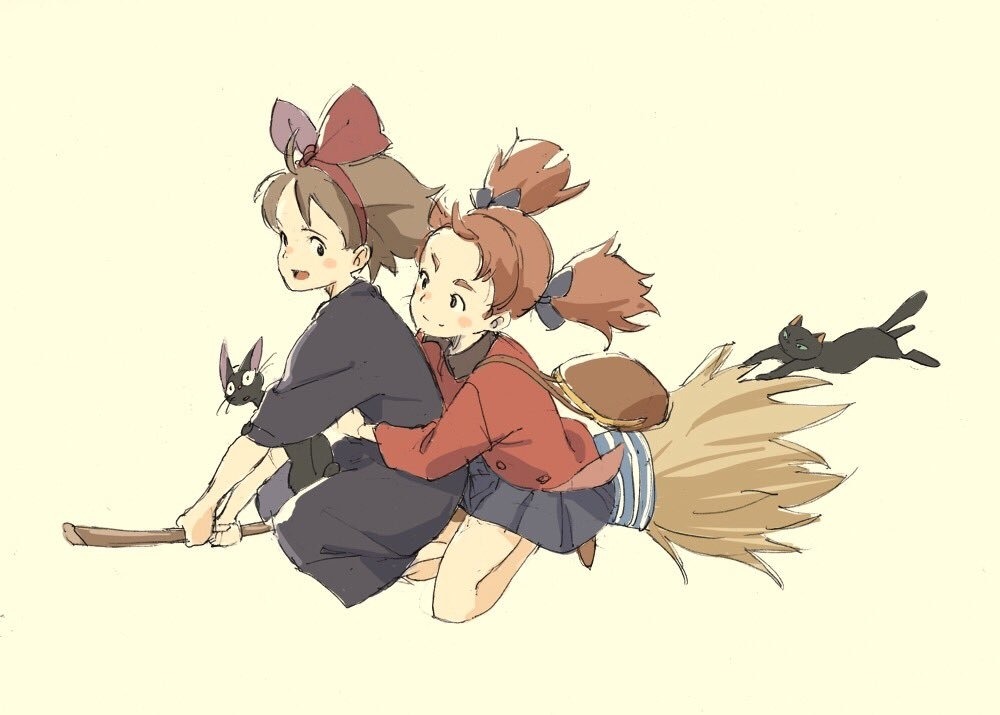 kawaii kiki's delivery service ghibli mary witch's flower