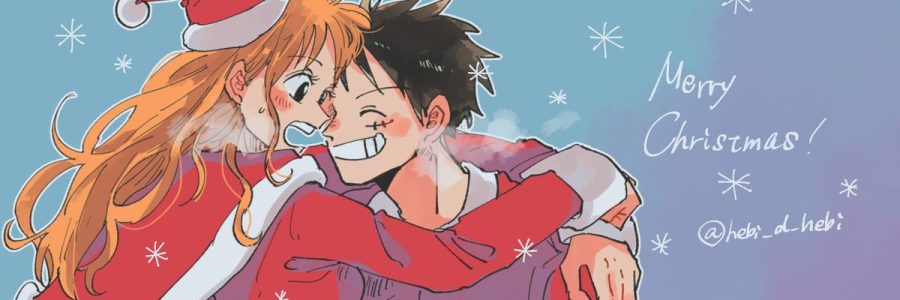 nami x luffy christmas