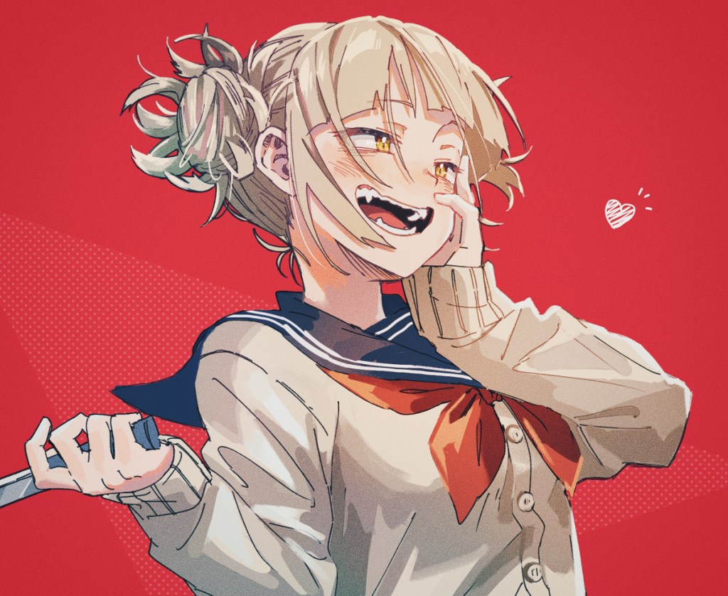 himiko toga my hero academia heart yandere