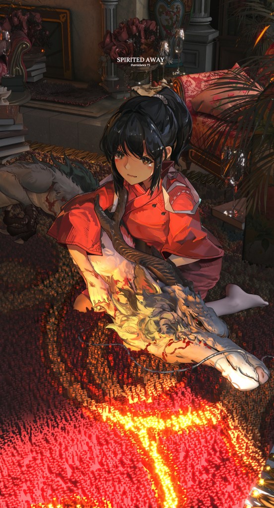 studio ghibli haku san spirited away