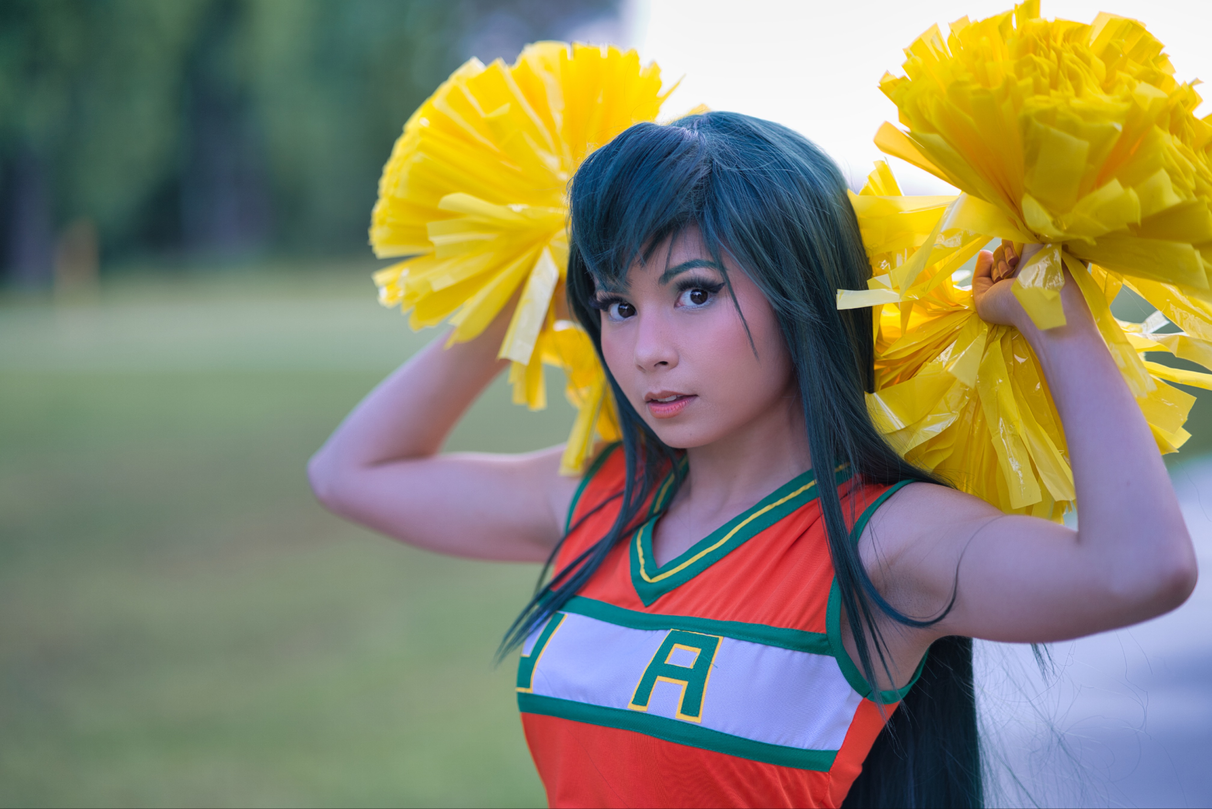 cheer froppy mha cosplay