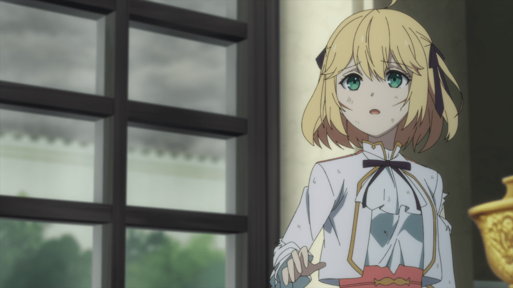 A picture of Anis, her hand extended slightly forward