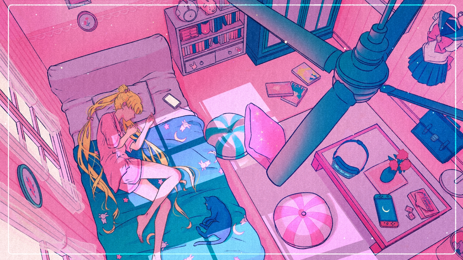 Fanart Friday, Too: Lo-Fi Sailor Moon – Beneath the Tangles, image size:1500x844