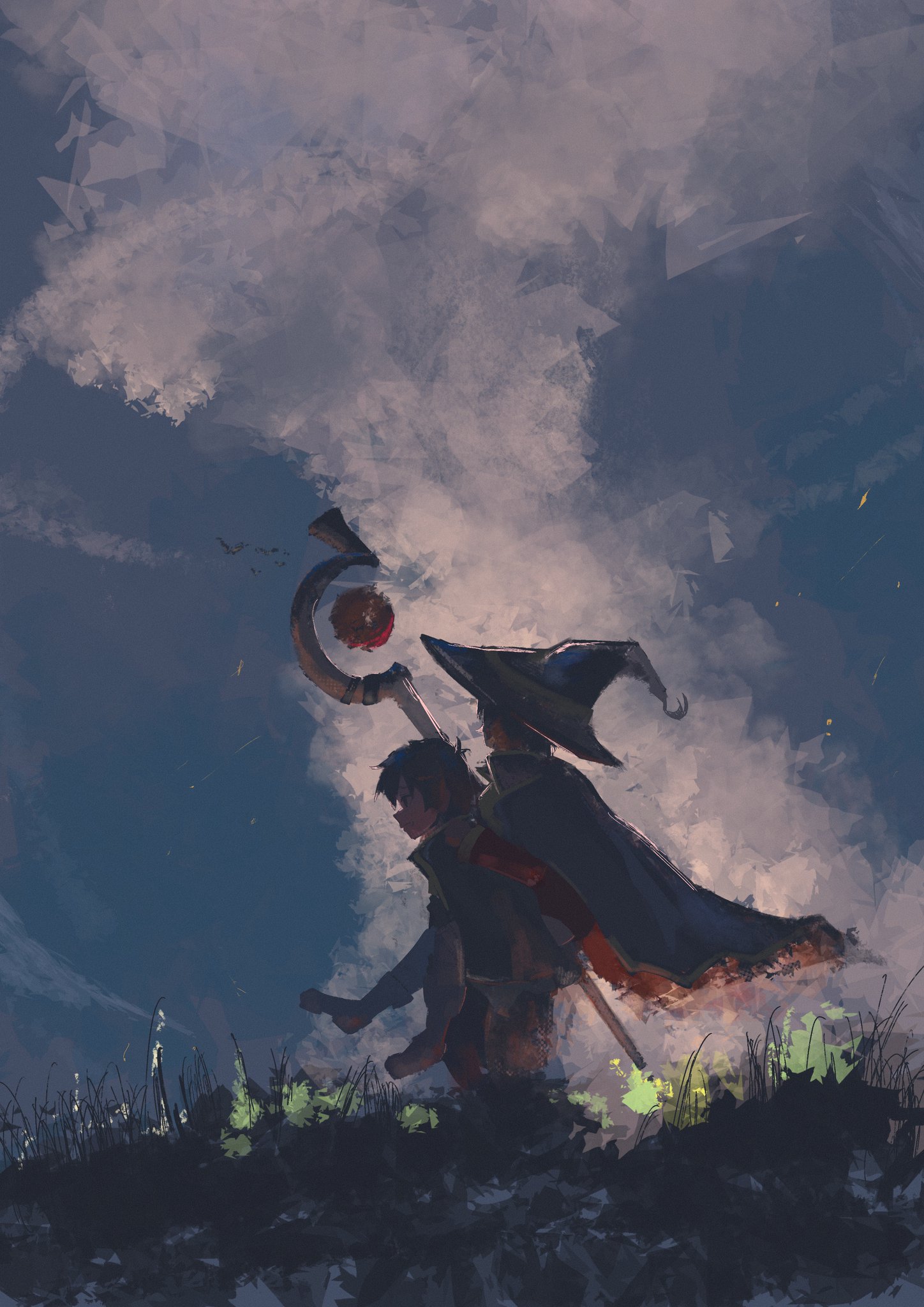 Megumin Bass Megumin Konosuba art – Beneath the Tangles